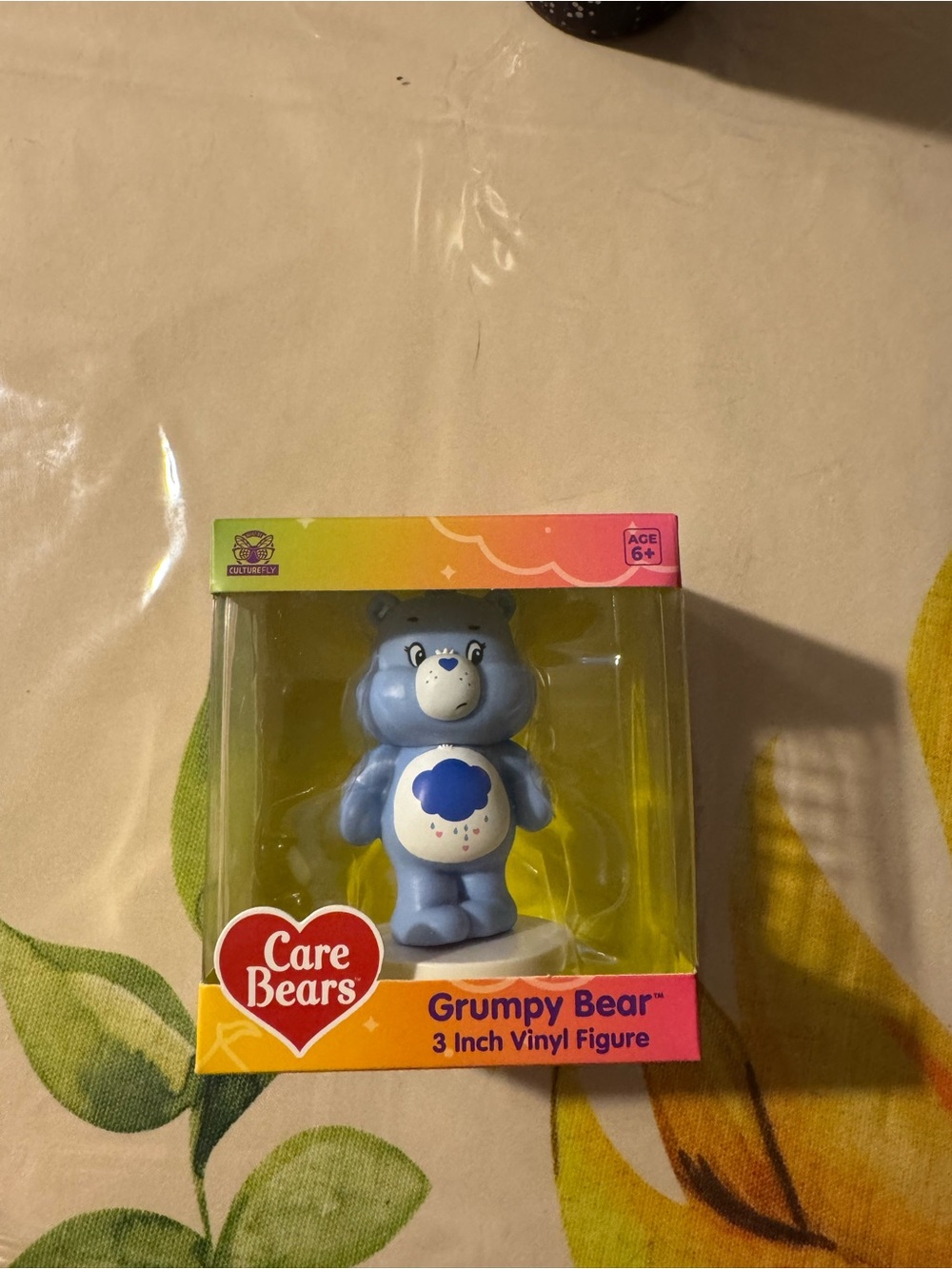 Care Bears Grumpy Bear Blue Vinyl Figure in Box